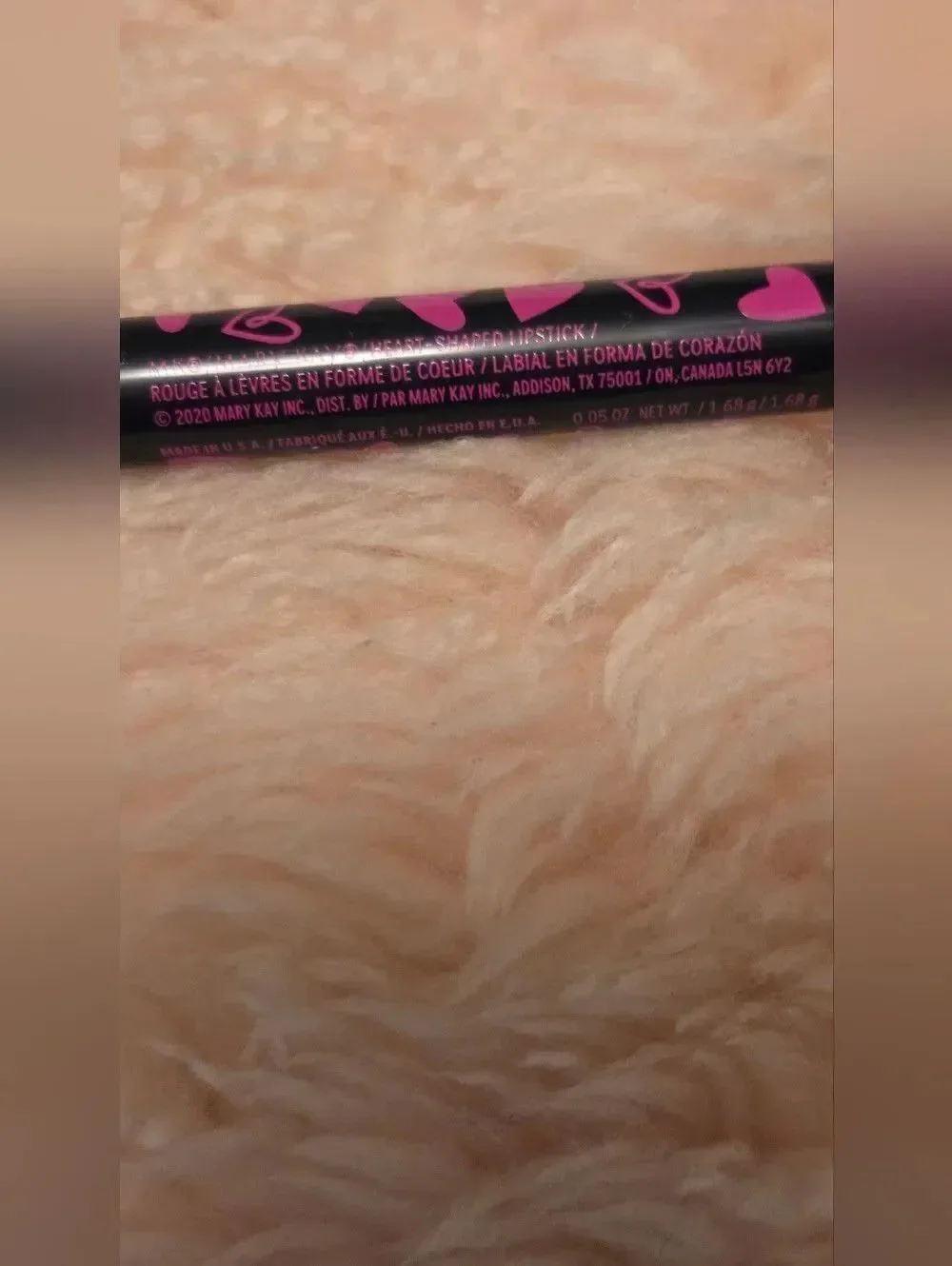 NIB Mary Kay Limited Edition Heart Shaped Lipstick Courageous Pink 179763 0.05oz